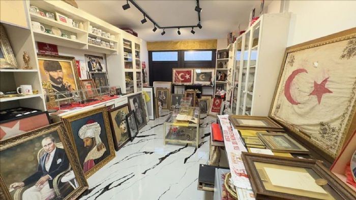 Hollanda`da yaşayan Türk, evini Çanakkale ve Atatürk müzesi yaptı