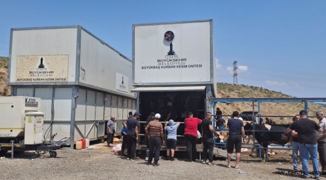 Büyükşehir?den bayramda güvenli ve hijyenik kesim hizmeti