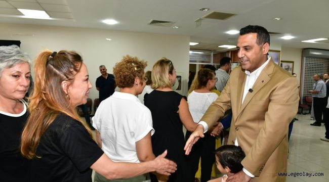Başkan Yıldız, mesai arkadaşlarıyla bayramlaştı