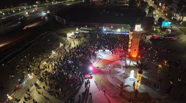 En uzun geceyi İzmirliler aydınlattı