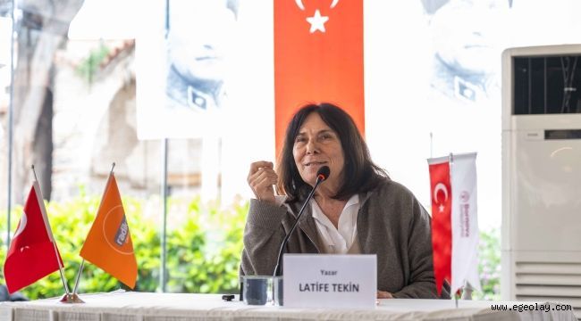 Latife Tekin Bornova?da gençlerle buluştu: ?Sizin dünyanızı çok merak ediyorum?